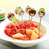 Cartoon Shape Stainless Steel Fruit Fork 08 pcs set