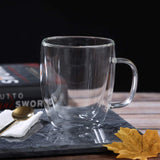 Classic Double Wall Glass Coffee Mug