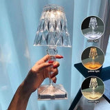 LED Crystal Diamond Table Lamp