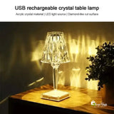 LED Crystal Diamond Table Lamp