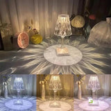 LED Crystal Diamond Table Lamp