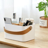 Multifunctional Tissue Storage Box with Handle Simple Desktop Tissue Organizer for Kitchen Living Room Bathroom