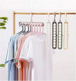 Multi-port Support Circle Clothes Hanger Multifunction Plastic Scarf Clothes Hangers Drying Rack