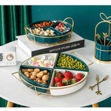 Nordic Ceramic Dry Fruit/Snacks Platter