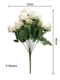 Home Decoration Rose Flowers Bunch