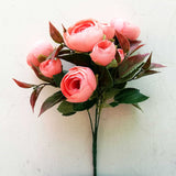 Home Decoration Rose Flowers Bunch